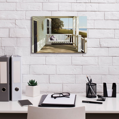 Shore House by Zhen-Huan Lu - Wrapped Canvas Print