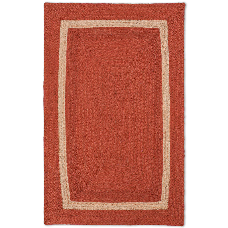 Tapis en jute tissé à la main Wiedman, Rectangle 10 pi x 13 pi