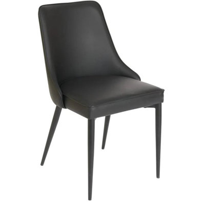 Chaise en cuir Saskatia
