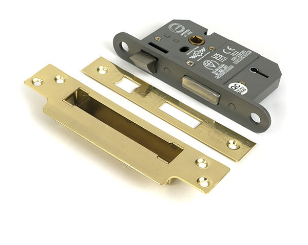 Sash Lock, Polished Brass