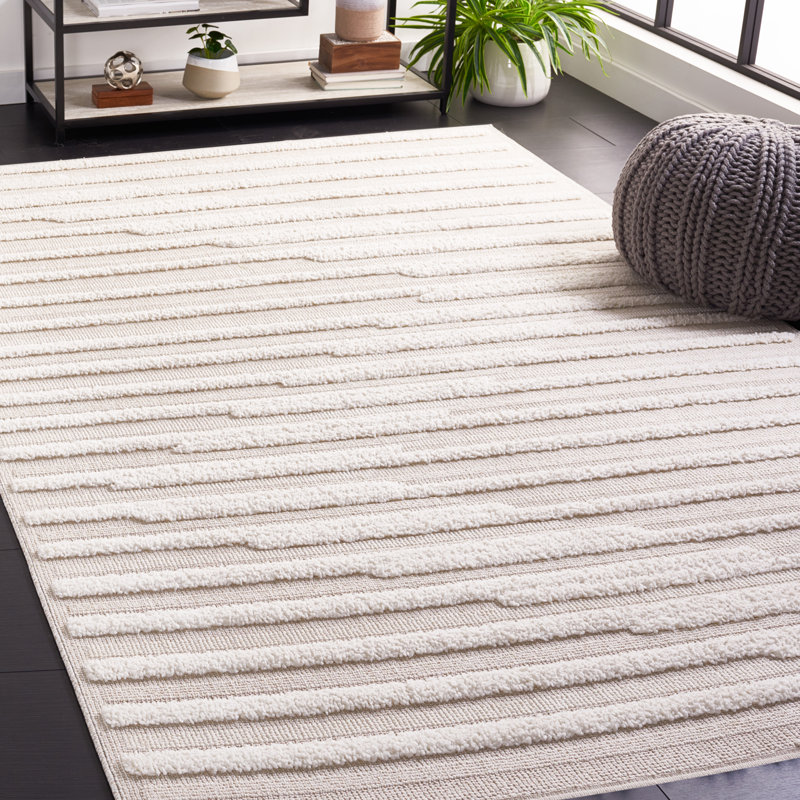 Tapis beige / ivoire Trends 102, Rectangle 5 pi 3 po x 7 pi 6 po