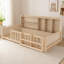 Cadre de lit plateforme en bois avec barrière de sécurité et tablettes de rangement-1078432504-1078432507