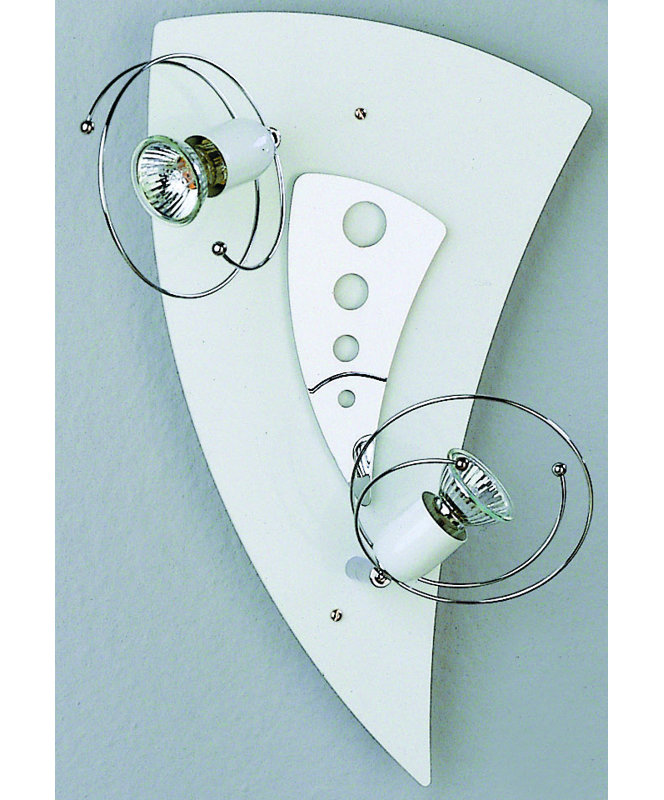 Cael Spotlight, White and chrome