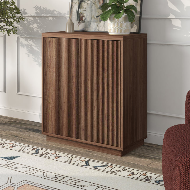 Warden Accent Cabinet, Satin Walnut