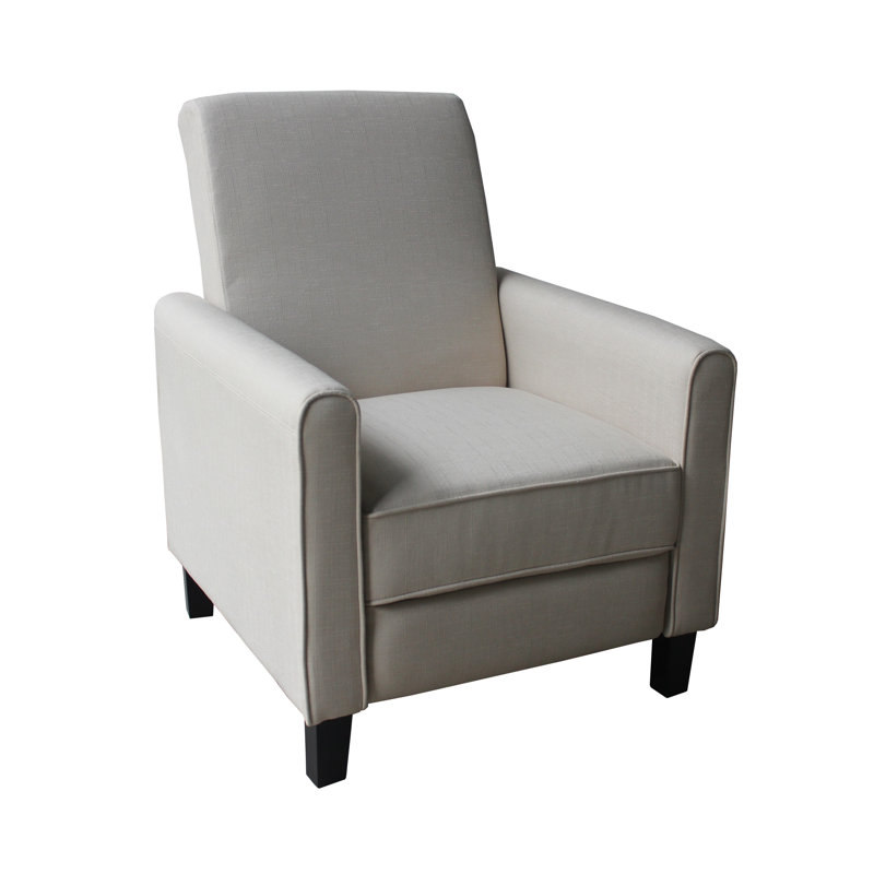 Fauteuil inclinable manuel de 29,5 po Karalina, Beige clair