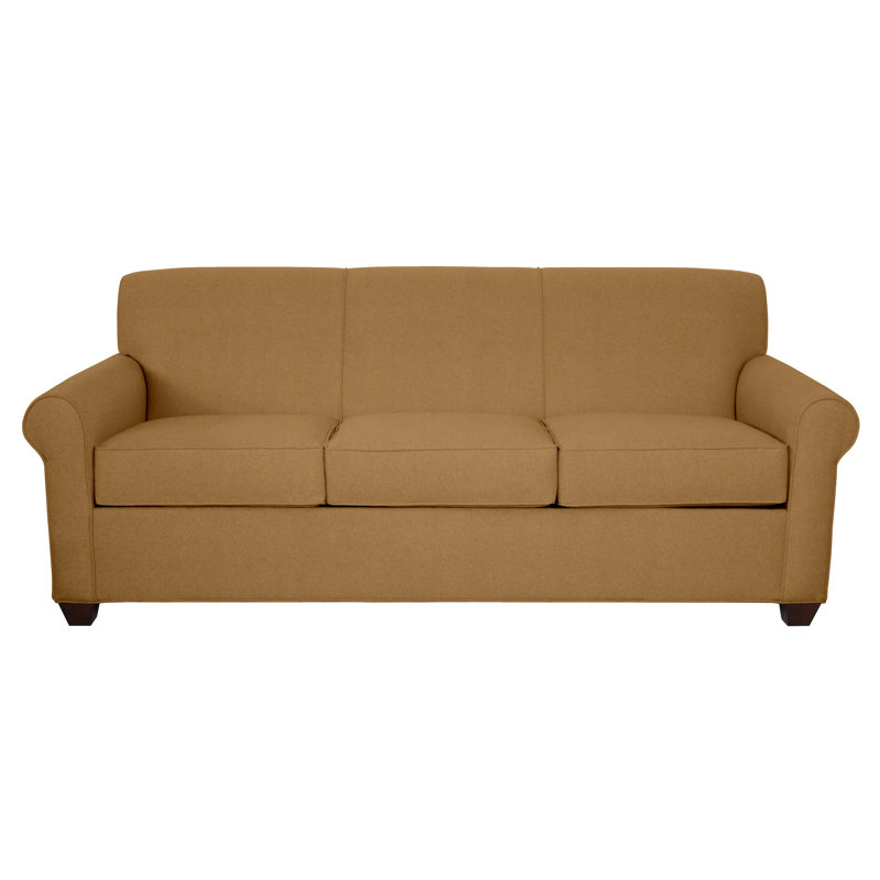 Finn Rolled Arm Sofa with Reversible Cushions, Cafelle, Dillon Luggage, 34" H x 83" W x 36" D