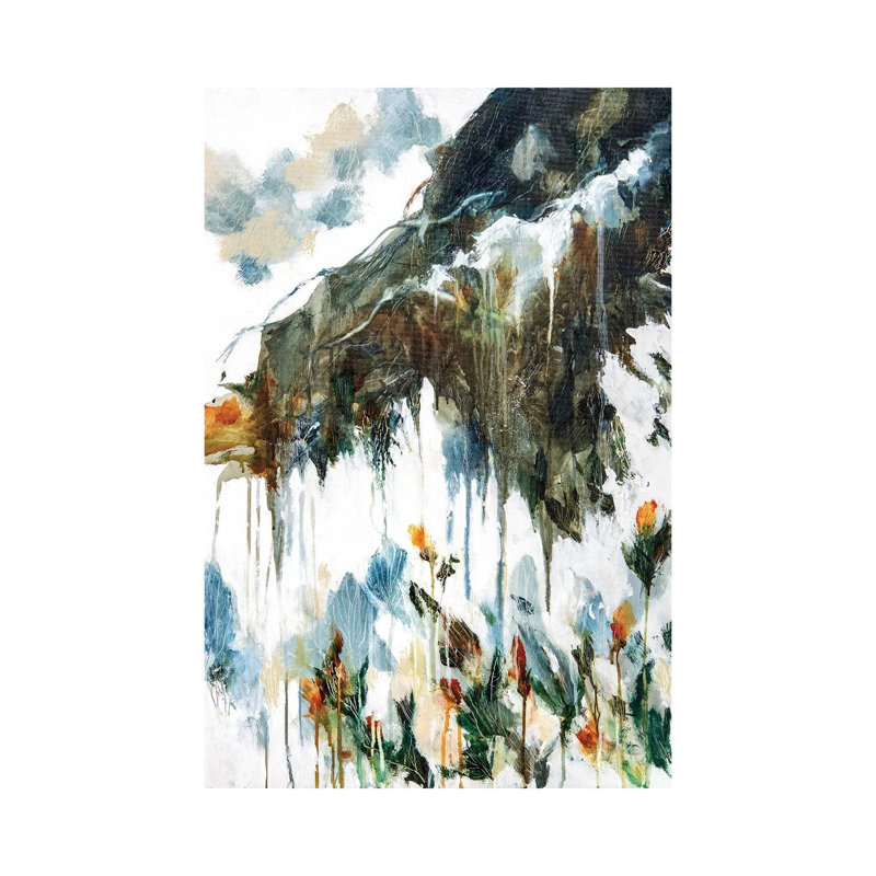 "Le rythme de vie" par Cristina dalla Valentina, impression d’art graphique, H 26 po x l 18 po x 1,5 po, Toile tendue