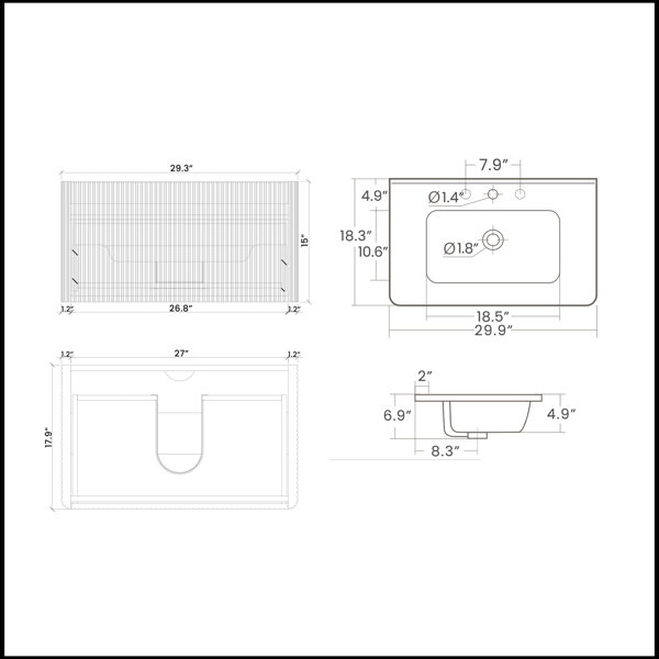 Dimensions du produit