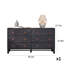 Commode d'appoint en bois massif Light Luxury
