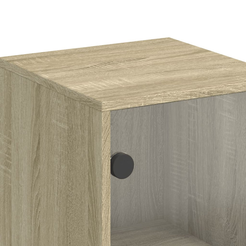 Calianna Display Cabinet, Sonoma Oak