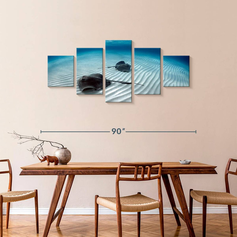 Underwater Stingray, 36" H x 80" W