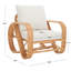 Fauteuil d'appoint avec coussin Robillard