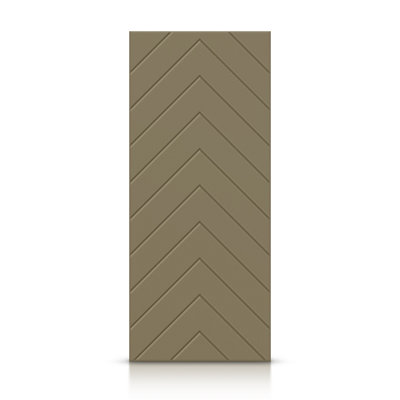 Porte standard lambrissée en bois manufacturé