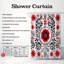 Rideau de douche 1 pièce Scandinavian Blossoms-1460908708
