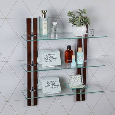 Wayfair Glass Corner Shelves , Glass Shower Shelf Orren Ellis