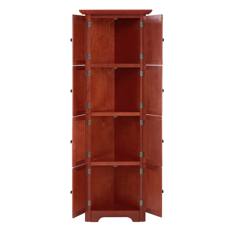Armoire de rangement 4 niveaux à 4 niveaux avec 8 portes