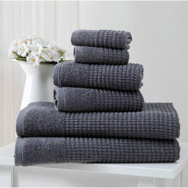 Earline 4 Piece Turkish Cotton Washcloth Towel Set