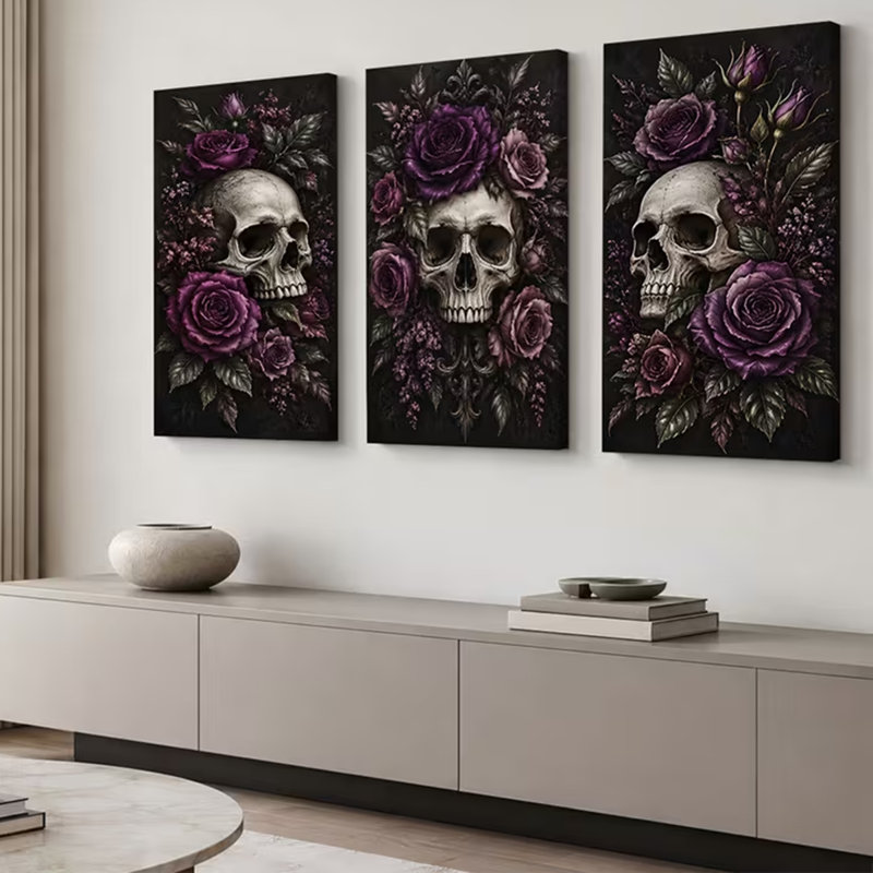 3 Piece Wrapped Canvas Wall Art, 45cm H x 30cm W