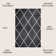 Tapis noir / blanc Birute