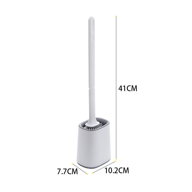 Moonlight TPR Soft Toilet Brush with Base Set