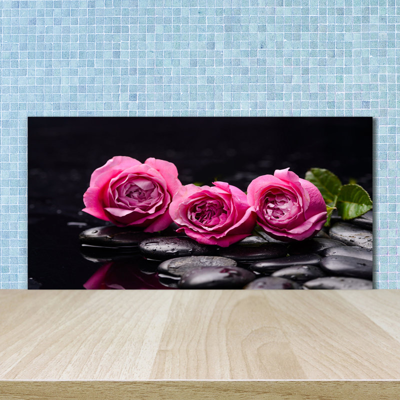 Luevinia 50cm W x 100cm L Glass Peel and Stick Panel