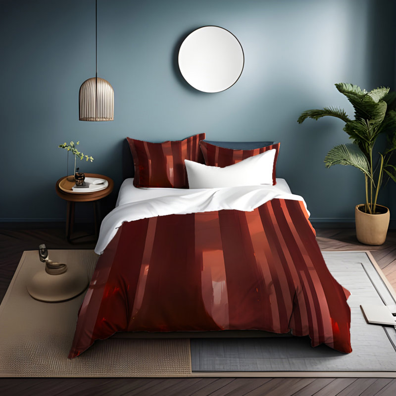 Polyester Duvet Cover, King Duvet Cover + 2 King Shams