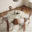 Nordic style retro simple dining table-106846565