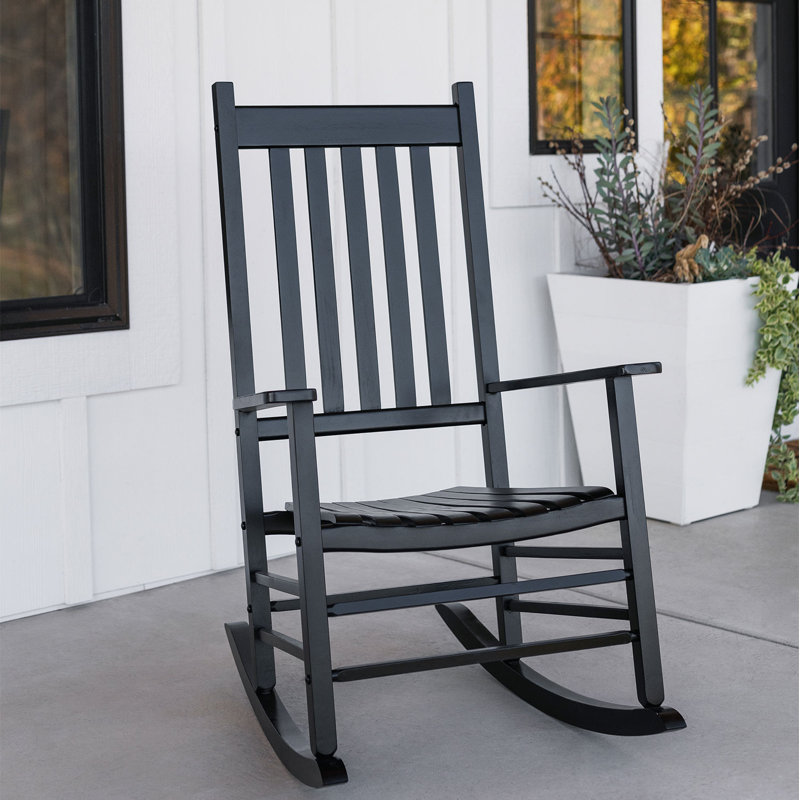 Chaise berçante Anabiya, Noir