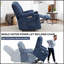 Grand fauteuil inclinable Power Lift avec massage, chaleur et ports USB pour le confort et le soutien des personnes âgées