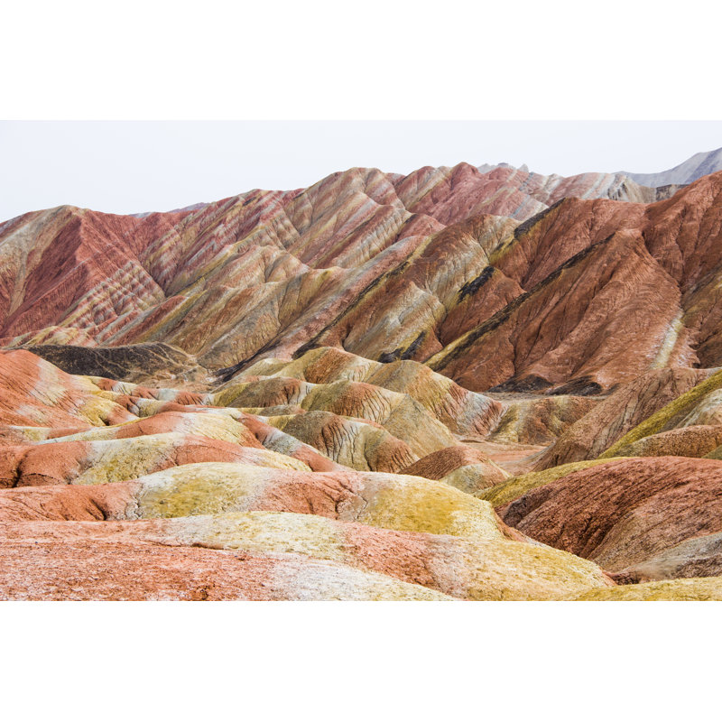 " Rainbow Mountains ", 12" H x 18" W