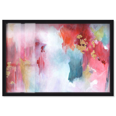Décoration murale colorée Rolling in Love Shadowbox par Art Remedy