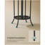Portemanteau autoportant, portemanteau avec porte-parapluie à 12 crochets, pour vestibule, couloir, salon, chambre à coucher, encre