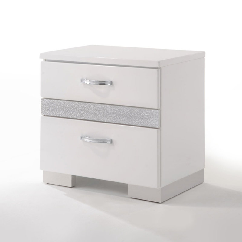 Table de chevet polyvalente avec plusieurs tiroirs pour la chambre à coucher et au-delà