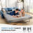 4 Inch Sleeper Sofa Mattress, Gel Memory Foam Mattress For Sofa, Pull Out Couch, Guest Bed, Rv, Boat-801057883