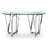 50'' Glass Top Console Table