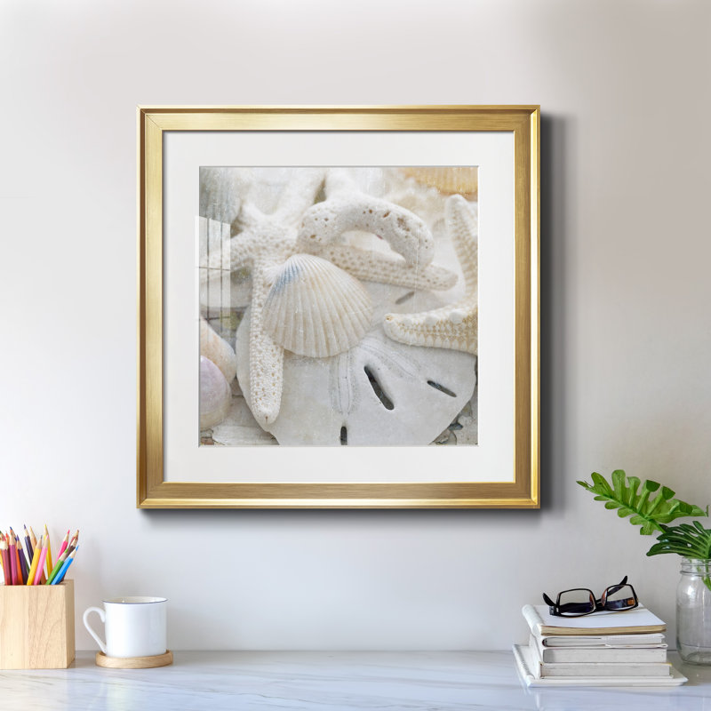 Sanibel III - reproduction de photo sur papier encadrée, H 30,5 po x l 30,5 po x P 1,5 po, Papier encadré doré