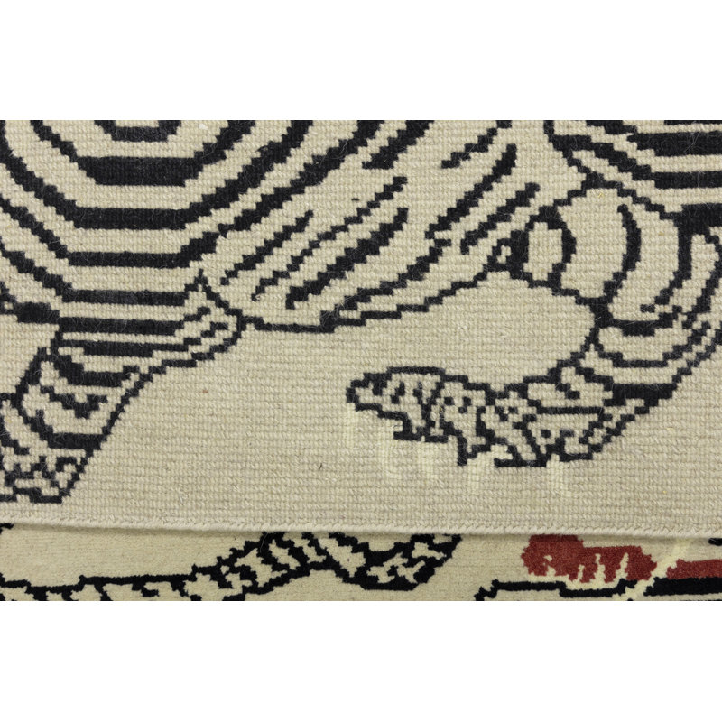 Tapis en laine Oltian, Rectangle 4 pi 2 po x 6 pi