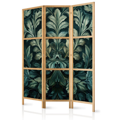 171cm H Solid Wood Folding Room Divider