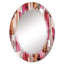 Rouge, rouge, orange et brosses Grach - miroir mural moderne-1676050885