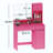 Vanity Desk With Mirror And LED Light Strip,Dressing Table With Large Drawer, 3 Level Storage Dresser & 3 Lighting Modes Adjustable Brightness, Suitable For Bedroom-1847247052