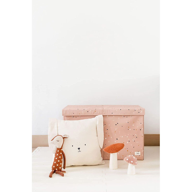 Clay Terrazzo Extra Large Recycled Fabric Toy Chest