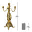 2 Piece Resin Tabletop Candelabra Set