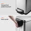 Ensembles de poubelles à pédale 11,9 gallons
