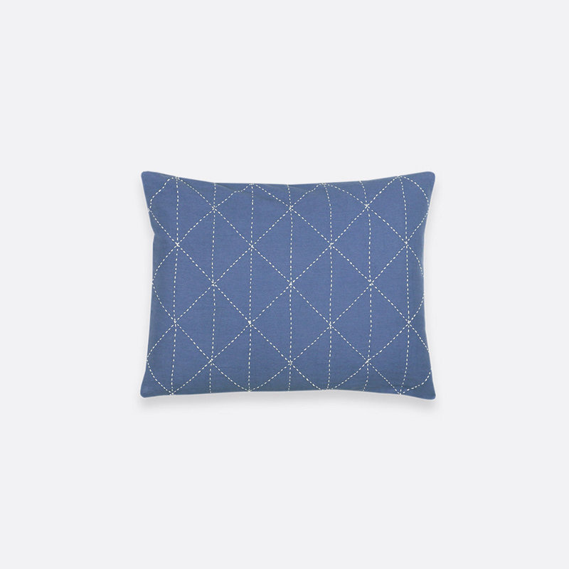 Graph Rectangular Pillow Cover & Insert, Slate