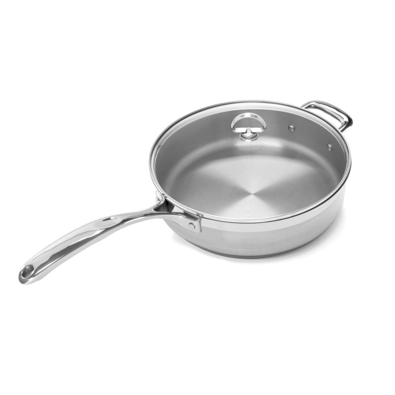Induction 21 Steel® 5 pte Sauteuse avec couvercle