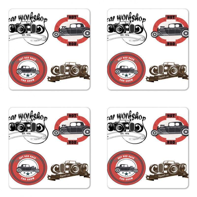 Sous-verre cars