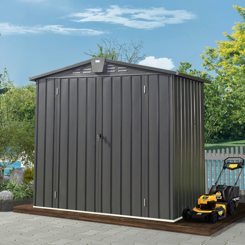 Remise à outils en métal, H 72,4 po x l 50,83 po x P 79,06 po