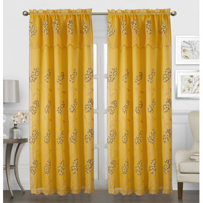 Nila Semi Sheer Curtain Pair