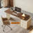 GI772149602587&Size Executive Desk with Built-In Electrical Outlet-108537949