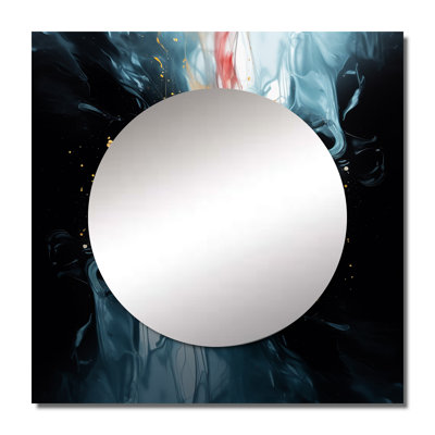 Milaim - Modern Geometric Square Mirror Wall Art For Bathroom